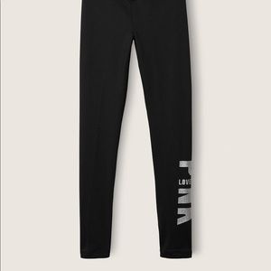 PINK VS varsity high waist full length winter leggings NWT